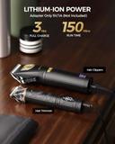 مجموعة حلاقة للرجال جلاكر 2 ماكينه حلاقه شعر راس واللحية مع رؤوس متعددة Glaker Professional Cordless Hair Clippers Kit