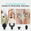 مسدس مساج محمول إس كيه جي مع 4 وضعيات تدليك SKG F3 Lite Massage Gun