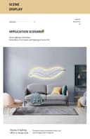 ديكور جدار غرف نوم اضاءة حائط على شكل ريشة Luxury Bedroom Feather Decorative Wall Lamp