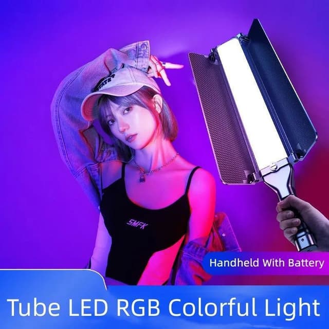 اضاءة تصوير led احترافية لاسكلية 2000 لومن Handheld Photography Lamp Portable LED Light