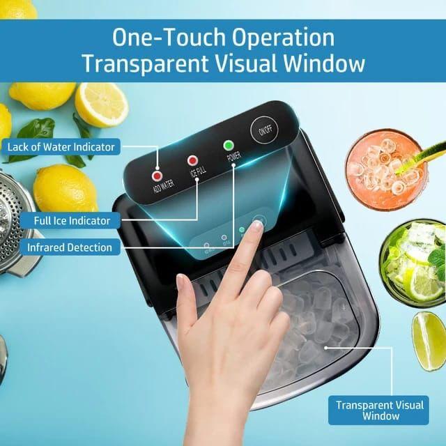 صانعة ثلج منزلية 1.2 لتر Portable Ice Maker Machine