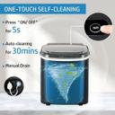 صانعة ثلج منزلية 1.2 لتر Portable Ice Maker Machine - SW1hZ2U6MTk2MzM1OQ==