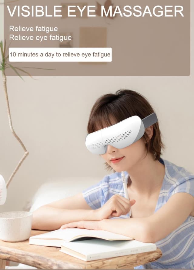 Eye Massager With Heat Vibration 1200mAh 