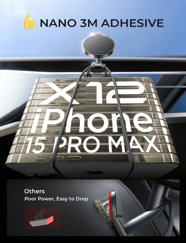 حامل جوال للسيارة مغناطيس Lisen Magnetic Phone Car Holder