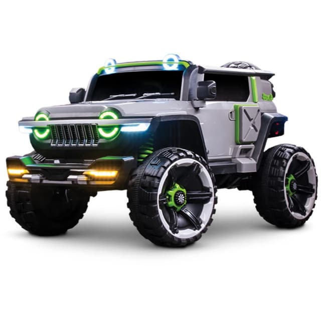 سيارة اطفال كبيرة جيب كهربائية تكتك 12 فولت مع ريموت Taktik Kids Ride On Car 4*4 Heavy Duty Super Jeep