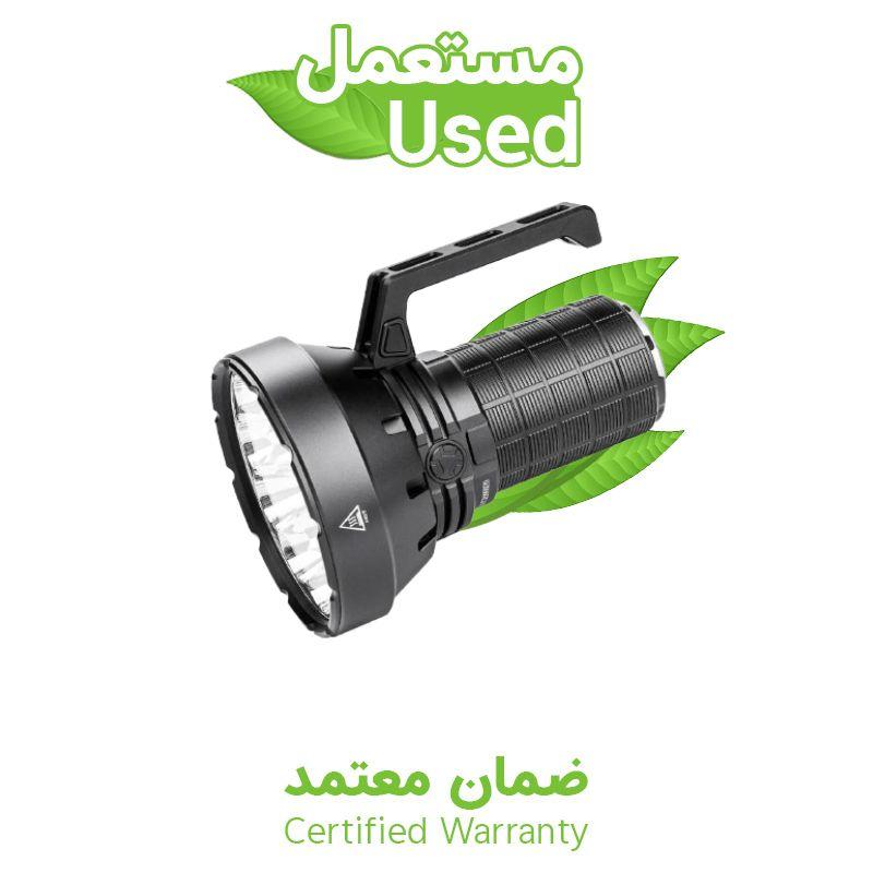 كشاف يدوي امالينت قابل لإعادة الشحن مستعمل Imalent SR16 55000 lumen flashlight Used