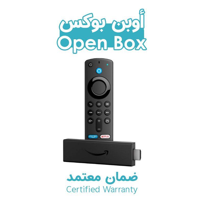 رسيفر امازون 4 K أسود أوبن بوكس Amazon Fire Tv Stick 4K W/ Alexa Voice Remote Open Box