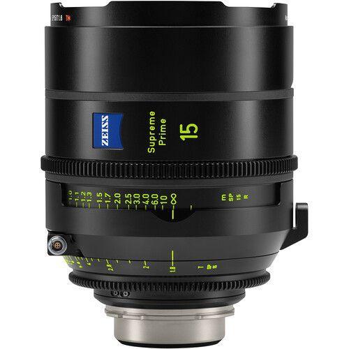 عدسة كاميرا برايم 15 ملم متوافقة مع حامل PL زيس ZEISS Supreme Prime T1.8