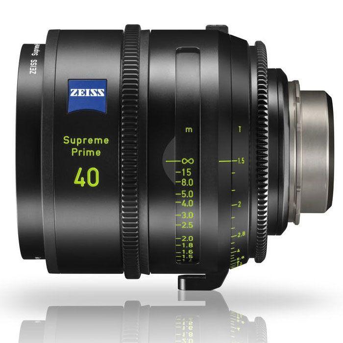 عدسة كاميرا 40 مم برايم متوافقة مع حامل PL مع نظام تركيز داخلي زيس ZEISS Supreme Prime T1.5
