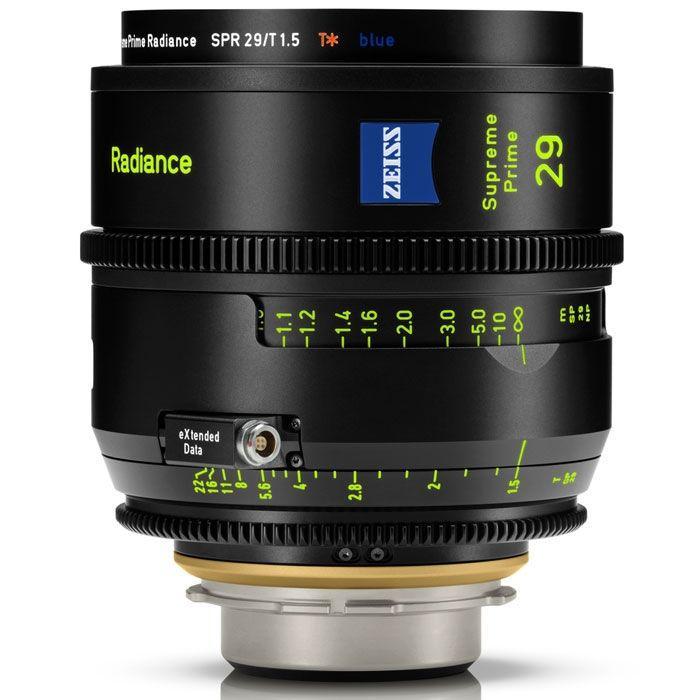 عدسة كاميرا برايم 29 ملم مع تأثير التألق متوافقة مع حامل PL زيس ZEISS Supreme Prime Radiance T1.5