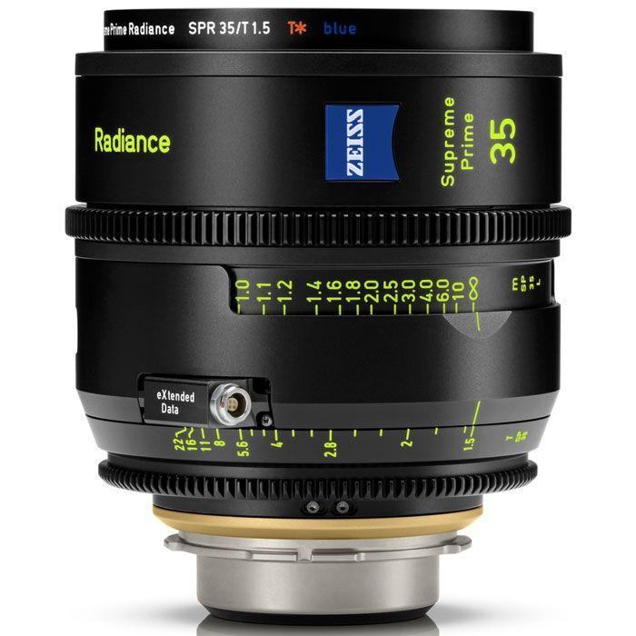 عدسة كاميرا برايم 35 ملم مع ميزة توهج العدسة ومتوافقة مع حامل PL زيس ZEISS Supreme Prime Radiance T1.5