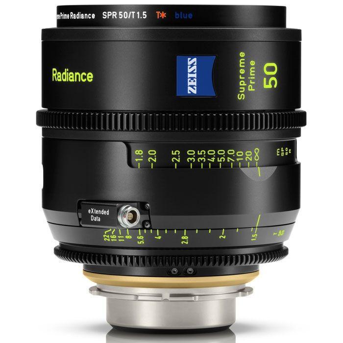 عدسة كاميرا برايم 50 ملم مع تأثير التوهج متوافقة مع حامل PL زيس ZEISS Supreme Prime Radiance T1.5