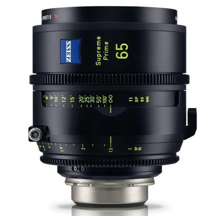 عدسة كاميرا 65 مم برايم متوافقة مع حامل PL مع نظام تركيز داخلي زيس ZEISS Supreme Prime T1.5