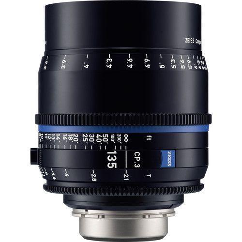 عدسة كاميرا 135 ملم متوافقة مع حامل كانون ef زيس Zeiss CP.3 T2.1 Compact Prime Lens