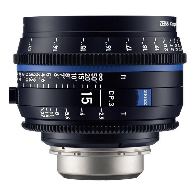 عدسة كاميرا برايم 15 ملم متوافقة مع حامل PL زيس Zeiss CP.3 T2.9 Compact Prime Lens - SW1hZ2U6MTkyODgyMQ==