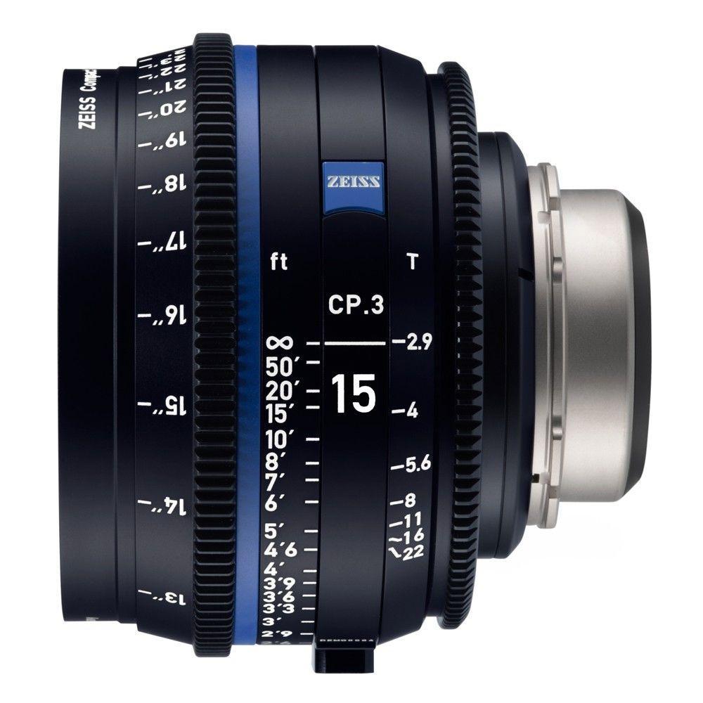 Zeiss CP.3 15mm T2.9 Compact Prime Lens (PL Mount, Meters)