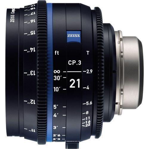 Zeiss CP.3 21mm T2.9 Compact Prime Lens (Canon EF Mount, Meters) - SW1hZ2U6MTkyOTczMg==