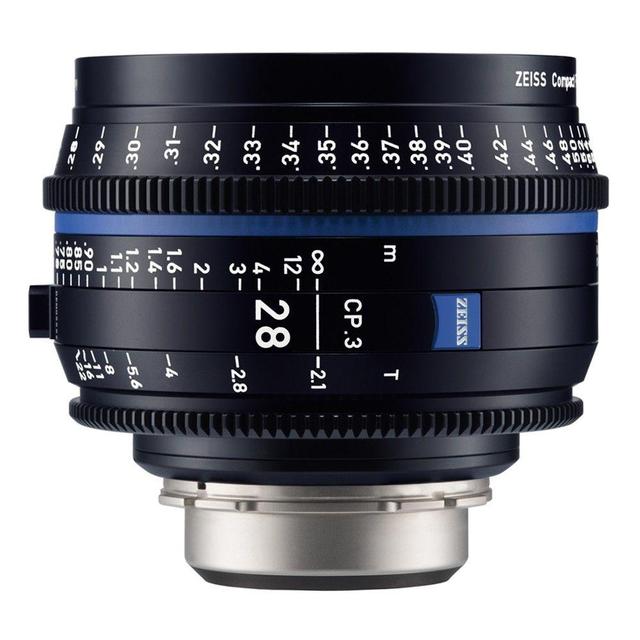 عدسة كاميرا برايم 28 ملم الجيل الثالث متوافقة مع حامل PL زيس Zeiss CP.3 T2.1 Compact Prime Lens - SW1hZ2U6MTkyOTY5NQ==