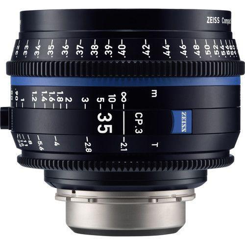 Zeiss CP.3 35mm T2.1 Compact Prime Lens (Canon EF Mount, Meters) - SW1hZ2U6MTkyOTc0Mg==