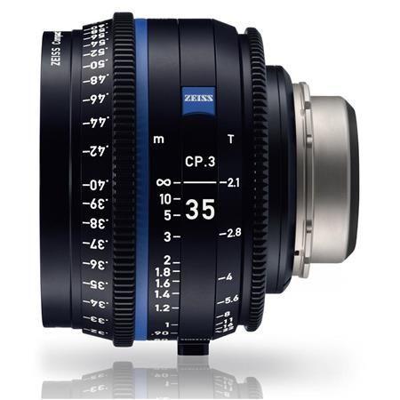 عدسة كاميرا برايم 35 ملم متوافقة مع حامل PL زيس Zeiss CP.3 T2.1 Compact Prime Lens - SW1hZ2U6MTkyOTc2OQ==