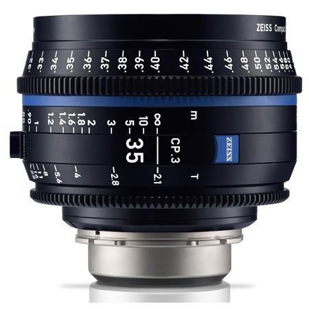 عدسة كاميرا برايم 35 ملم متوافقة مع حامل PL زيس Zeiss CP.3 T2.1 Compact Prime Lens