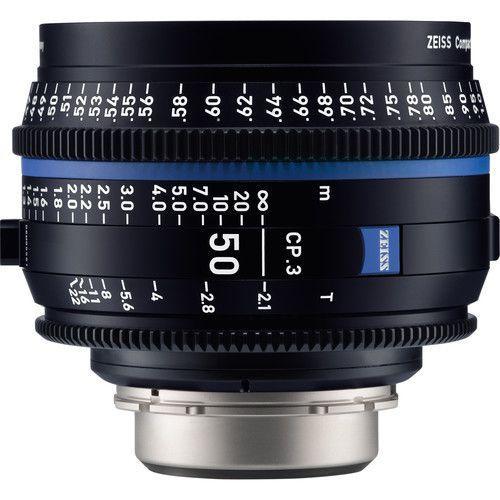 Zeiss CP.3 50mm T2.1 Compact Prime Lens (Canon EF Mount, Meters) - SW1hZ2U6MTkyOTc0Nw==