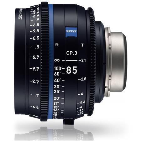 عدسة كاميرا برايم 85 ملم الجيل الثالث متوافقة مع حامل PL زيس Zeiss CP.3 T2.1 Compact Prime Lens - SW1hZ2U6MTkyOTc3OQ==