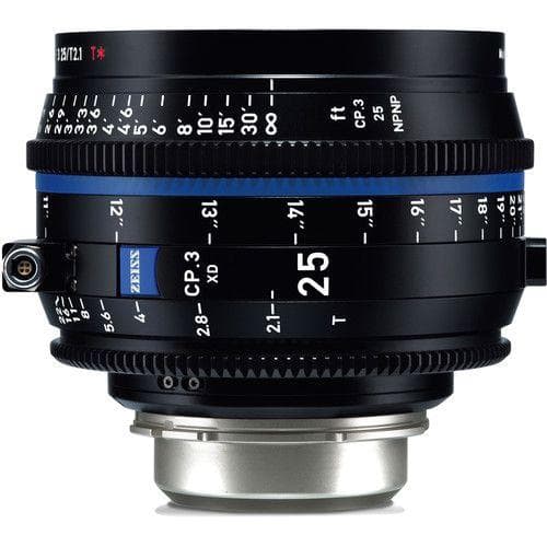 طقم عدسات كاميرا (15 و25 و35 و50 و85) ملم مع تقنية نقل البيانات ومتوافقة مع حامل PL زيس Zeiss CP.3 XD 5-Lens Set