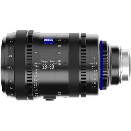 عدسة كاميرا LWZ 28-80 ملم زوم CZ.2 تي 2.9 مع حامل زيس Zeiss LWZ 28-80mm T2.9 Compact Zoom CZ.2 Lens (PL Mount)
