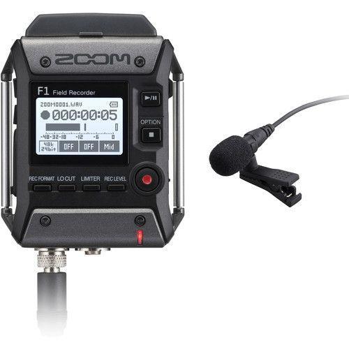 مسجل صوت مع ميكروفون لافالير زووم Zoom F1 Field Recorder with Lavalier Microphone - SW1hZ2U6MTk0NTM1NQ==