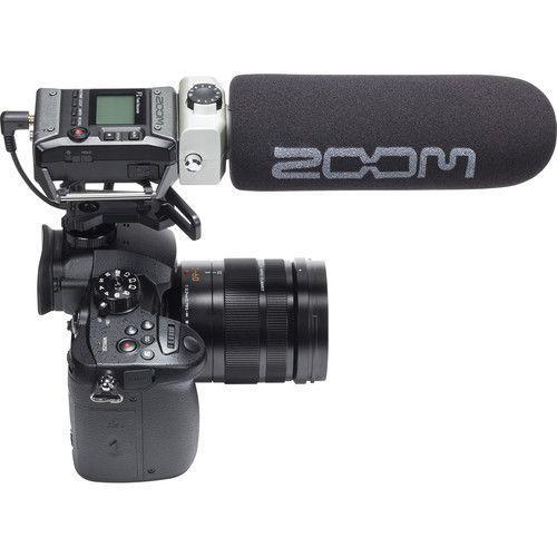 جهاز تسجيل الصوت مع ميكروفون شوتجن زووم Zoom F1 Field Recorder with Shotgun Microphone