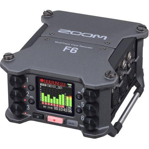 جهاز تسجيل صوت متعدد المسارات 14 مسار / 6 مدخلات زووم Zoom F6 6-Input / 14-Track Multitrack Field Recorder - SW1hZ2U6MTkzNzA2NA==