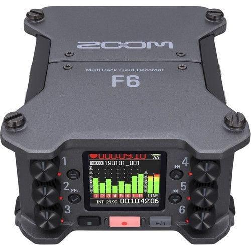 جهاز تسجيل صوت متعدد المسارات 14 مسار / 6 مدخلات زووم Zoom F6 6-Input / 14-Track Multitrack Field Recorder - SW1hZ2U6MTkzNzA2Ng==