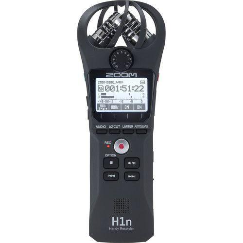 مسجل صوت رقمي محمول أسود زووم Zoom H1n Digital Handy Recorder