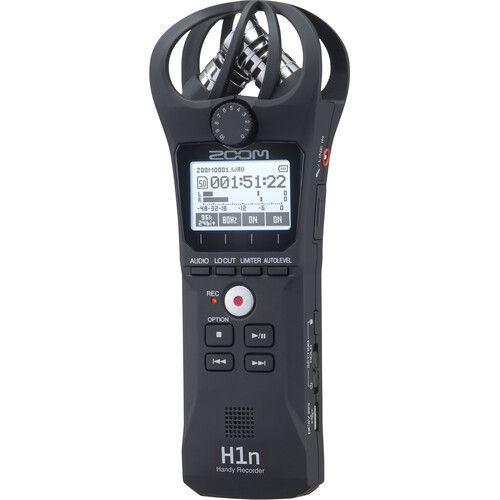 Zoom H1n-VP Portable Handy Recorder with Windscreen, AC Adapter, USB Cable & Case (Black) - SW1hZ2U6MTk0NzkxMA==