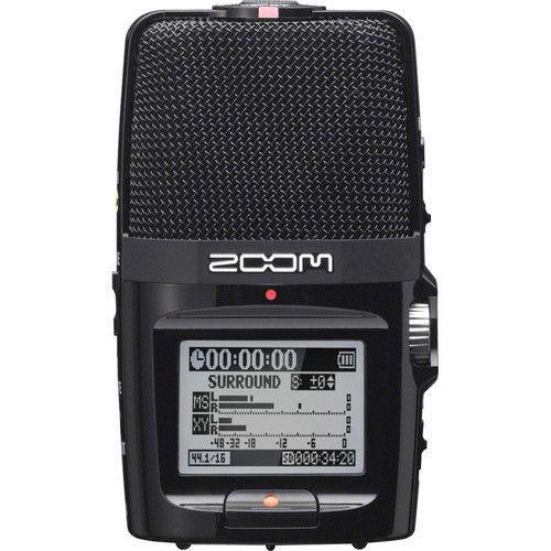 مسجل صوت رقمي مع شاشة 1.8 بوصة محمول زووم Zoom H2n Handy Recorder Digital