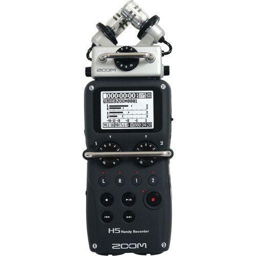 مسجل صوت محمول مع نظام ميكروفون قابل للتبديل زووم Zoom H5 Handy Recorder with Interchangeable Microphone System
