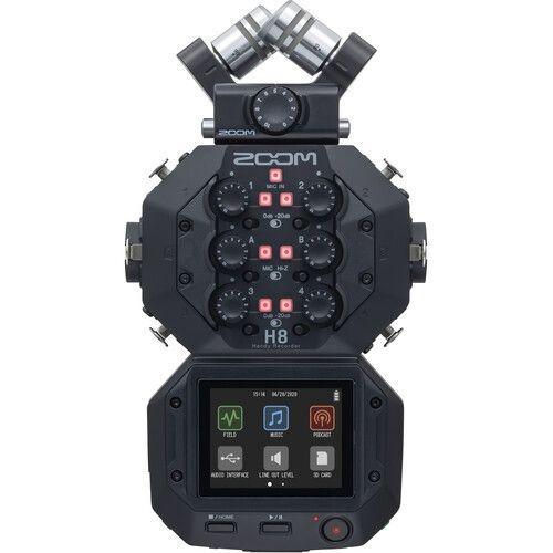 مسجل صوت محمول 8 مدخلات زووم Zoom H8 8-Input / 12-Track Portable Handy Recorder