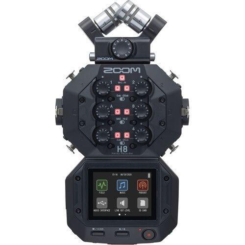 مسجل صوت محمول 8 مدخلات زووم Zoom H8 8-Input / 12-Track Portable Handy Recorder - SW1hZ2U6MTk0MDM2OA==