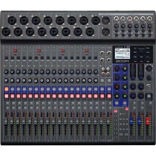 Zoom LiveTrak L-20 - 20-Input Digital Mixer & Multitrack Recorder - SW1hZ2U6MTkzNTA2MQ==