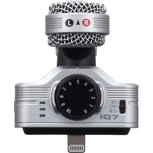 مايك لأجهزة الآيفون زووم Zoom iQ7 Mid-Side Stereo Microphone with Lightning Connector - SW1hZ2U6MTk0OTA2NA==