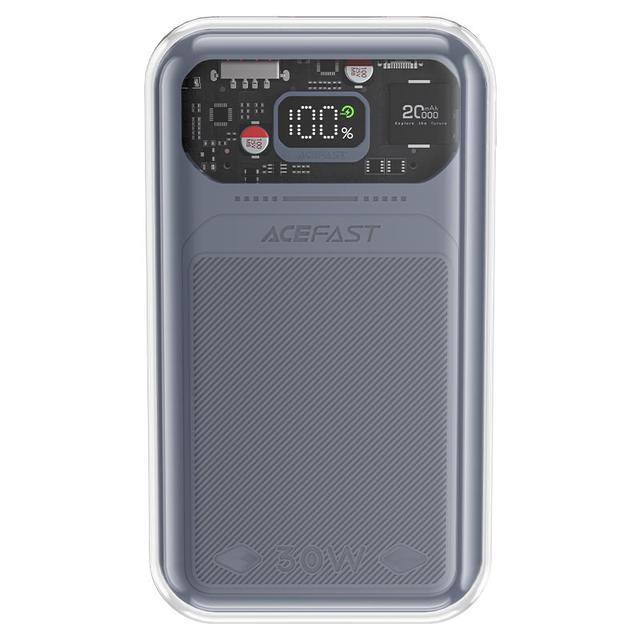 باور بنك شاحن متنقل أسيفاست 20000 مللي أمبير 30 واط Acefast M2 Fast Charge Power Bank - SW1hZ2U6MTkxNjY1NA==