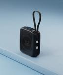 شاحن متنقل باور بانك 10000 مللي أمبير بورودو يدعم الشحن اللاسلكي 15 واط Porodo Magsafe Power Bank With Built-In Cables