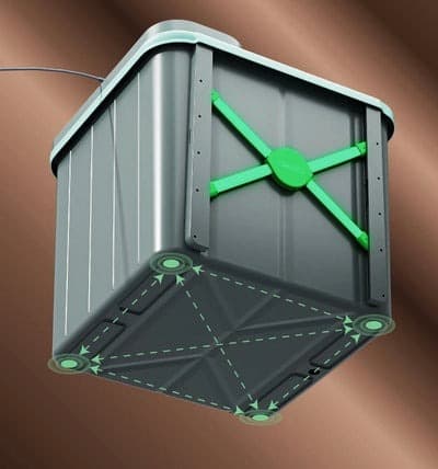 حوض استحمام قابل للطي حمام بخار أوتوماتيكي Volcano Bath Tub Automatic Heating Steam Bath