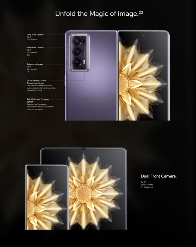 موبايل جوال هونر ماجيك في 2 قابل للطي Honor Magic V2 5G Smartphone