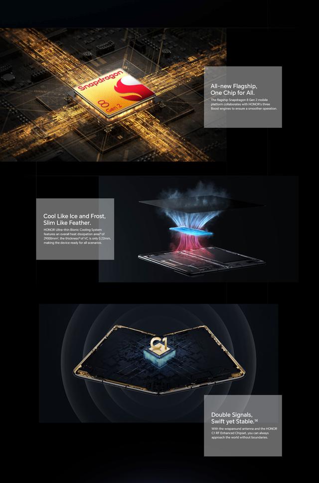 موبايل جوال هونر ماجيك في 2 قابل للطي Honor Magic V2 5G Smartphone