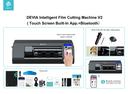 Devia Intelligent Film Cutting Machine V2 (Touch Screen Built-In App + Bluetooth） - SW1hZ2U6MTk4Njg4NA==