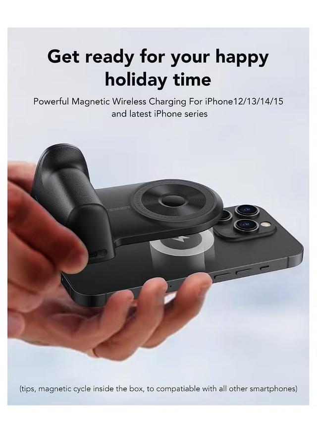 Veger Magnetic SnapCam handle Wireless Charging Power Bank 5000mAh