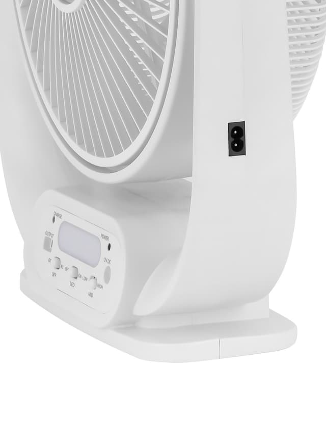 مروحة أرضية 12 انش 5 شفرات 22 واط قابلة لإعادة الشحن جيباس Geepas 12" Rechargeable Table Fan With Powerful Motor