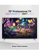 شاشة 70 بوصة سمارت 4K UHD أسود جيباس Geepas 70-Inch Vidaa Professional Tv Smart Voice Control